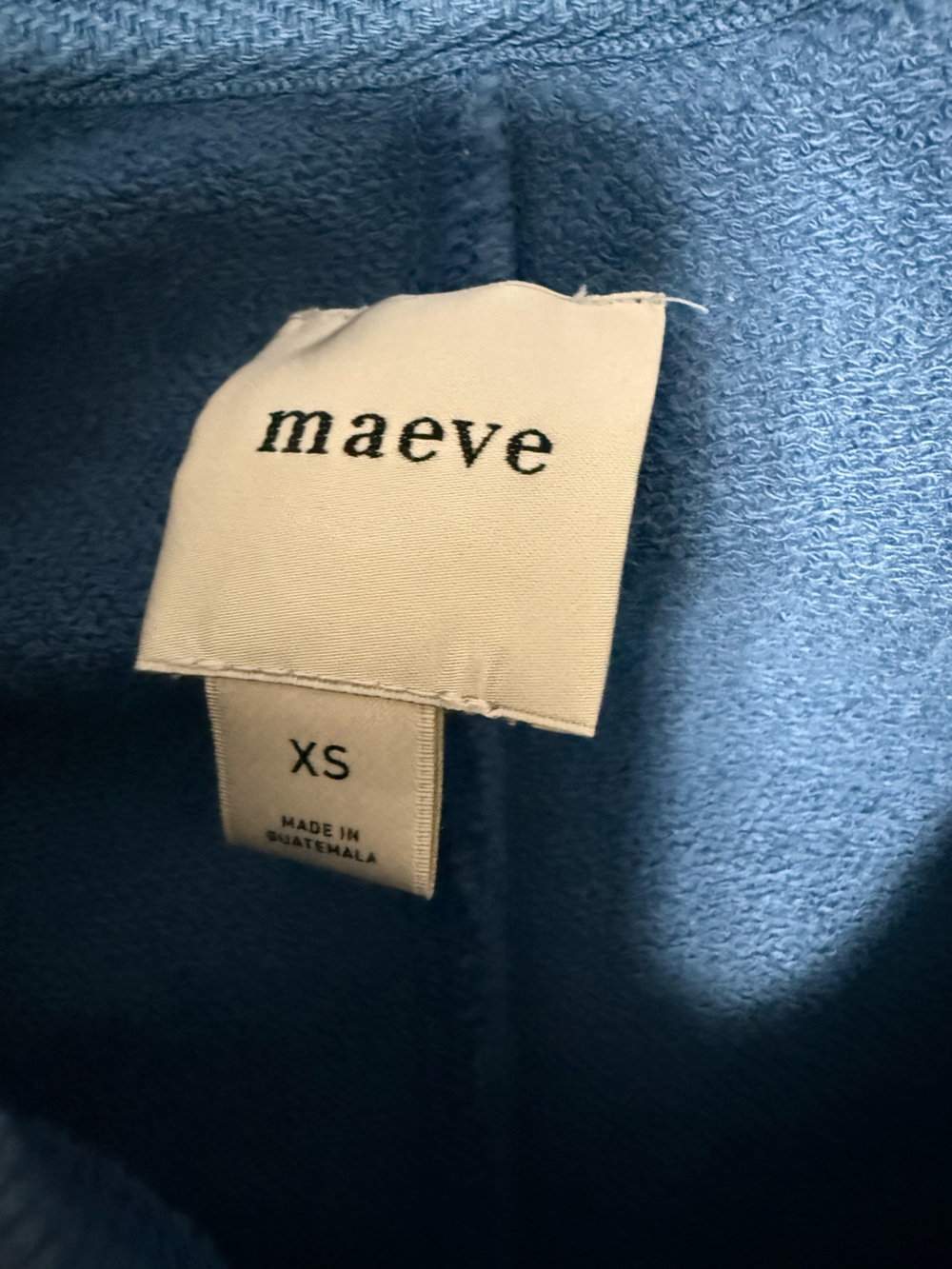 Anthropologie Maeve Best In Show Golden Retriever Dog Graphic Sweatshirt Blue XS - Picture 4 of 6